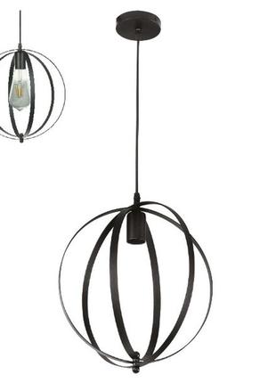 Светильник подвесной horoz newton е27 черный потолочный светильник подвесной