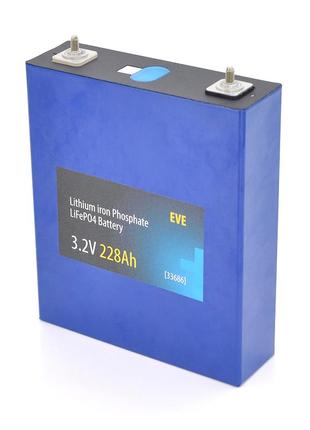 Комірка eve 3.2 v 228ah для збирання lifepo4 акумулятора (172 х 53 х 204(220)) мм q4