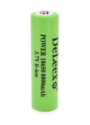 Акумулятор li-ion powermaster deleex 18650, 8800 ма·год, ціна шт