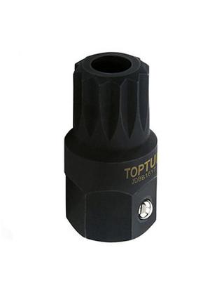 Головка для оливозливного корка toptul vw, audi (m16h) l38 мм jdbb1617