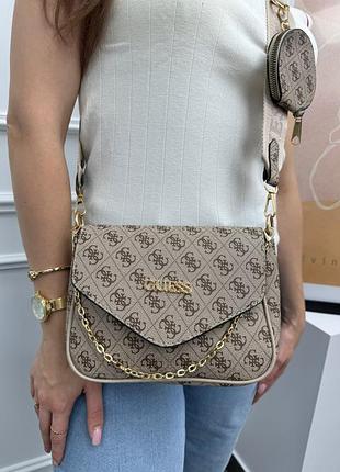 Сумка кросс боди guess 2 в 1