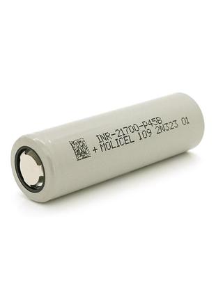 Аккумулятор 21700 li-ion molicel inr-21700-p45b(b) 4200mah, 45a, 4.2/3.6/2.5v, gray