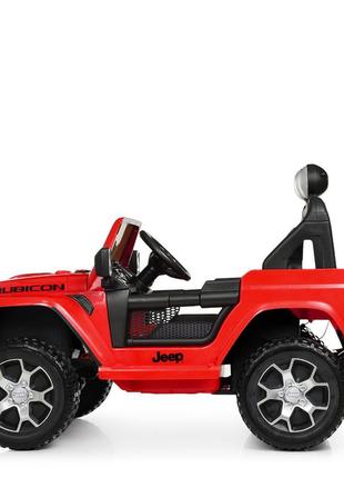 Детский электромобиль bambi m 4176eblr-3 jeep rubicon свет,звук,mp3,usb6 фото