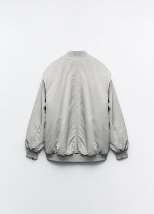Бомбер куртка курточка m l zara6 фото