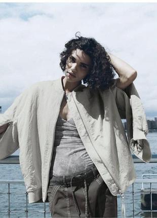 Бомбер куртка курточка m l zara4 фото