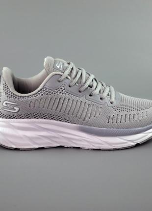 Кроссовки женские, серые, летние, материал текстиль-сетка, размер 36 fw_001595