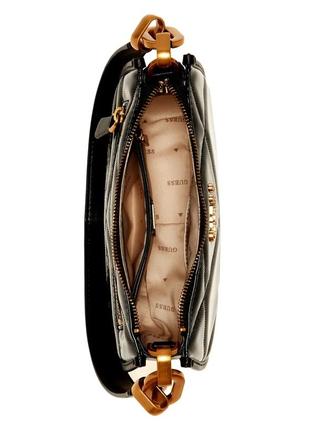Сумка кросс-боди женская guess cilian quilted saddle черная