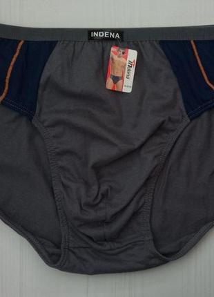 Труси чоловічі indena плавки бавовна сірий темний xl 45100