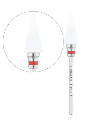Фреза керамічна formula profi ø 6 мм конус гострий, червона насічка 14059.011