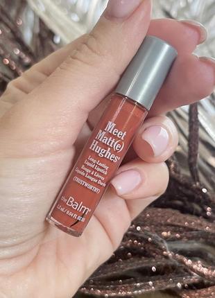Оригинальный thebalm mmeet matte hughes жидкая матовая помада trustworthy2 фото
