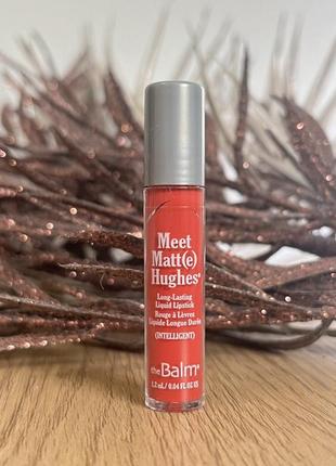 Оригинальный thebalm mmeet matte hughes жидкая матовая помада intelligent
