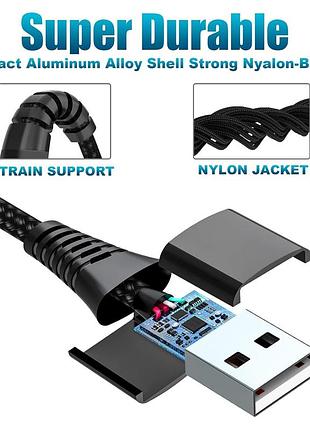 Кабель для iphone charger cable 0.3m 2pack[apple mfi certified], usb to lightning 2шт . длина 32см 6