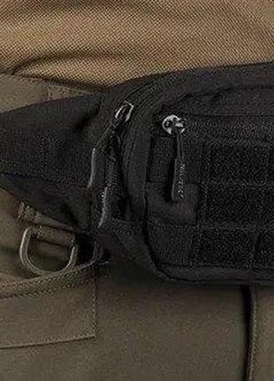 Поясна сумка mil-tec fanny pack molle black 13512502