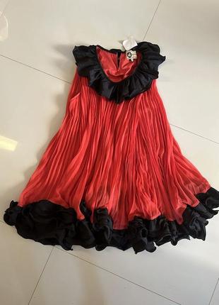 Яскрава натура: сукня- пліссе  lanvin