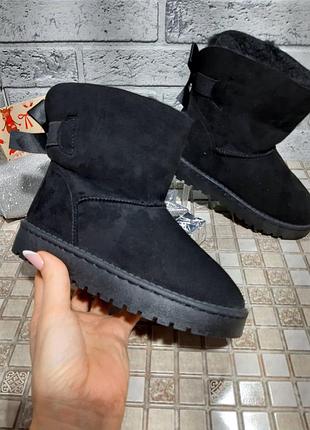Уггі w/niko замшеві чорні