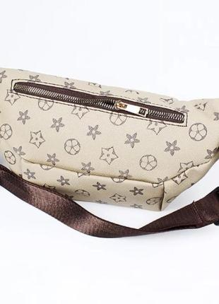 Женская сумка louis vuitton. стильная поясная сумка. брендовая сумка бананка.3 фото