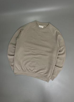 Бежевий базовий світшот pier one, кавовий, молочний, пьєр ван, толстовка, кофта, однотонний