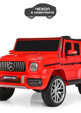 Детский электромобиль bambi m 4214eblr-3 mercedes-benz g-class свет,звук,mp3, usb3 фото