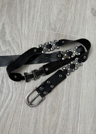 Винтажный кожаный ремень, редкость