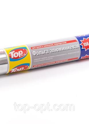 Фольга пищевая алюминиевая для запекания 150м/44см top pack.1,2 кг. (12 мкм)