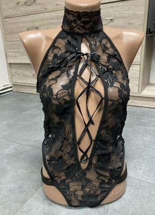 Боди кружевное