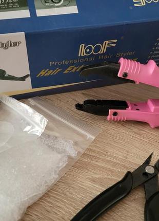 Набор для капсульного наращивания волос.