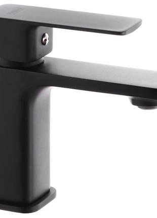 Змішувач для умивальника haiba kubus 001 чорний (hb3928)