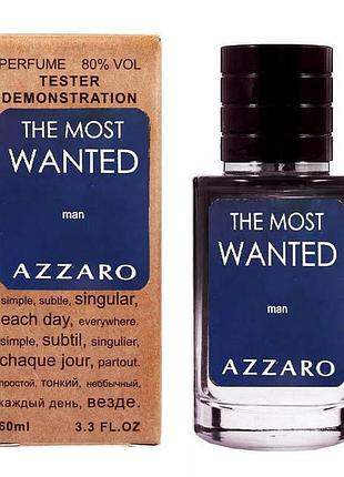Мужские azzaro the most wanted тестер 60 мл