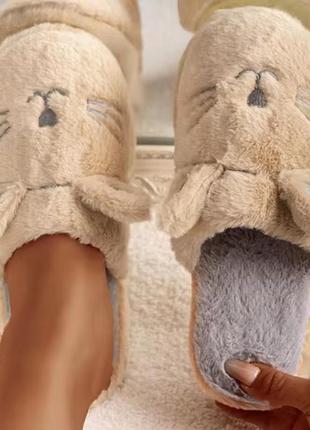 Капці жіночі теплі, милі та м'які котики 36-39р