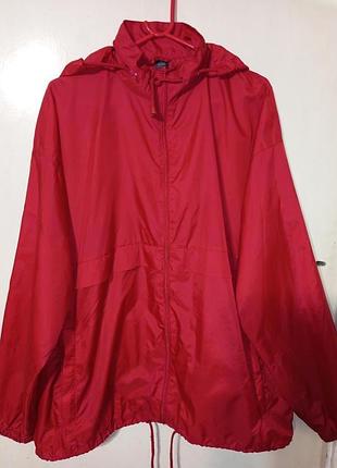 Ветровка легка куртка дощовик з капюшоном,xl-пог 70см,батал,унисекс,regatta