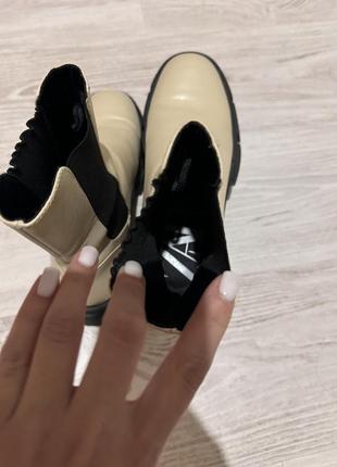 Ботинки zara кожа 39 размер идеальное состояние4 фото