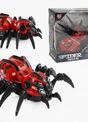 Павук hj 918 k-1 мелодія, підсвічування, парогенератор, рухає лапами, колесо вільного ходу, в коробці