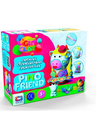 Набір легкого стрибаючого пластиліну tm moon light clay pino friend діді (9)