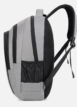 Чоловічий рюкзак великий місткий спортивний повсякденний для хлопця міський чорний sport5 фото