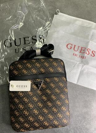 Сумка guess месенджер через плече гес/ гуес /гесс