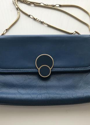 Вінтажна шкіряна сумочка