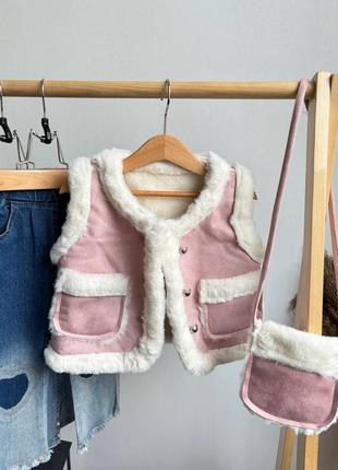 Жилетка для девочки весна осень
