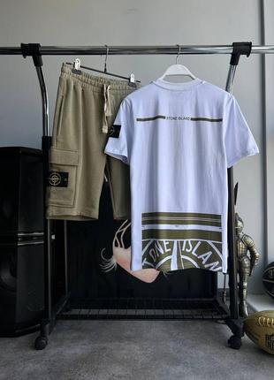 Костюм stone island шорты stone island  одежда stone island спортивные футболки и майки stone island мужские