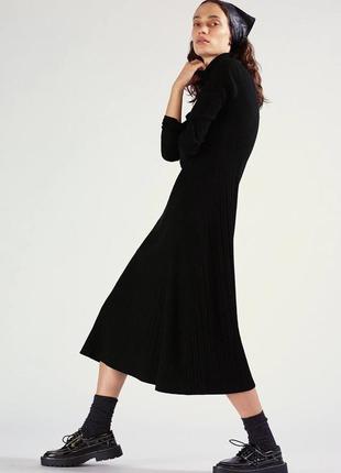 Zara трикотажное платье трапеция/ новое!