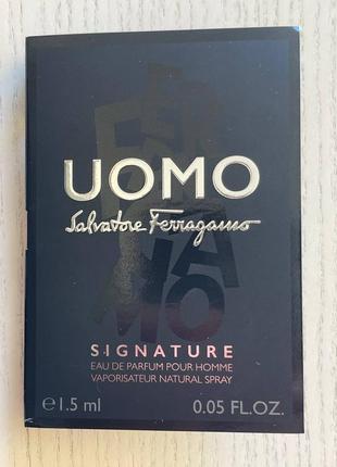 Salvatore ferragamo uomo signature сальваторе феррагамо секущая. акция 1+1=3