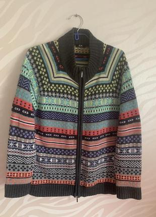 Теплий кардиган із вовною gerry weber p.xl-2xl