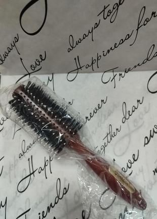 Брашинг для волос salon professional деревянный с комбинированой щетиной, 4777clb
