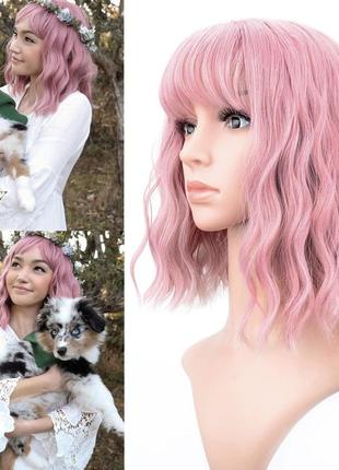 Пастельные волнистые парики vckovcko для женщин