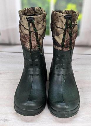 Хит сезона!полосное сапоги 41-46р eva утепленное/пена /дутики / мужские сапоги,резина,рыбалка