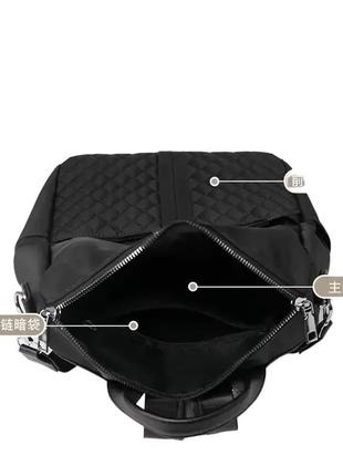 Жіночий рюкзак-сумка класичний polo бежевий5 фото