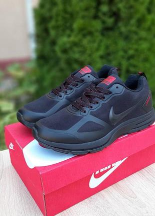 Женские качественные и стильные кроссовки для девочек nike flykit racer черные с красным sin