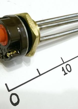 Тэн для бойлера 1500w с резьбой 1¼" и терморегулятором 16а sanal (турция)