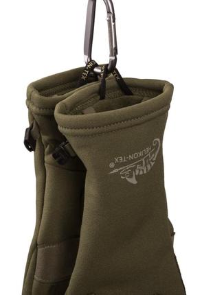 Перчатки для туризма helikon-tex tracker outback gloves - olive green, размер l 3