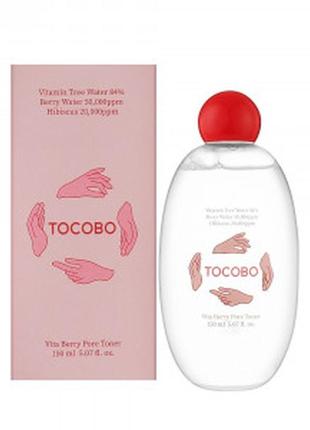 Тонер для сужения пор tocobo vita berry pore toner 150ml