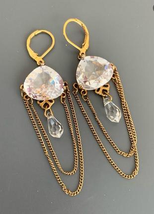 Серьги nolan miller с кристаллами сваровски